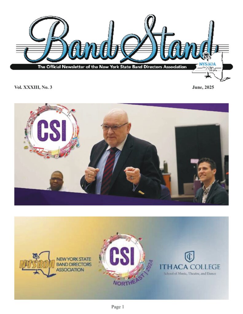 Cover of a magazine, showcasing a man giving a speech