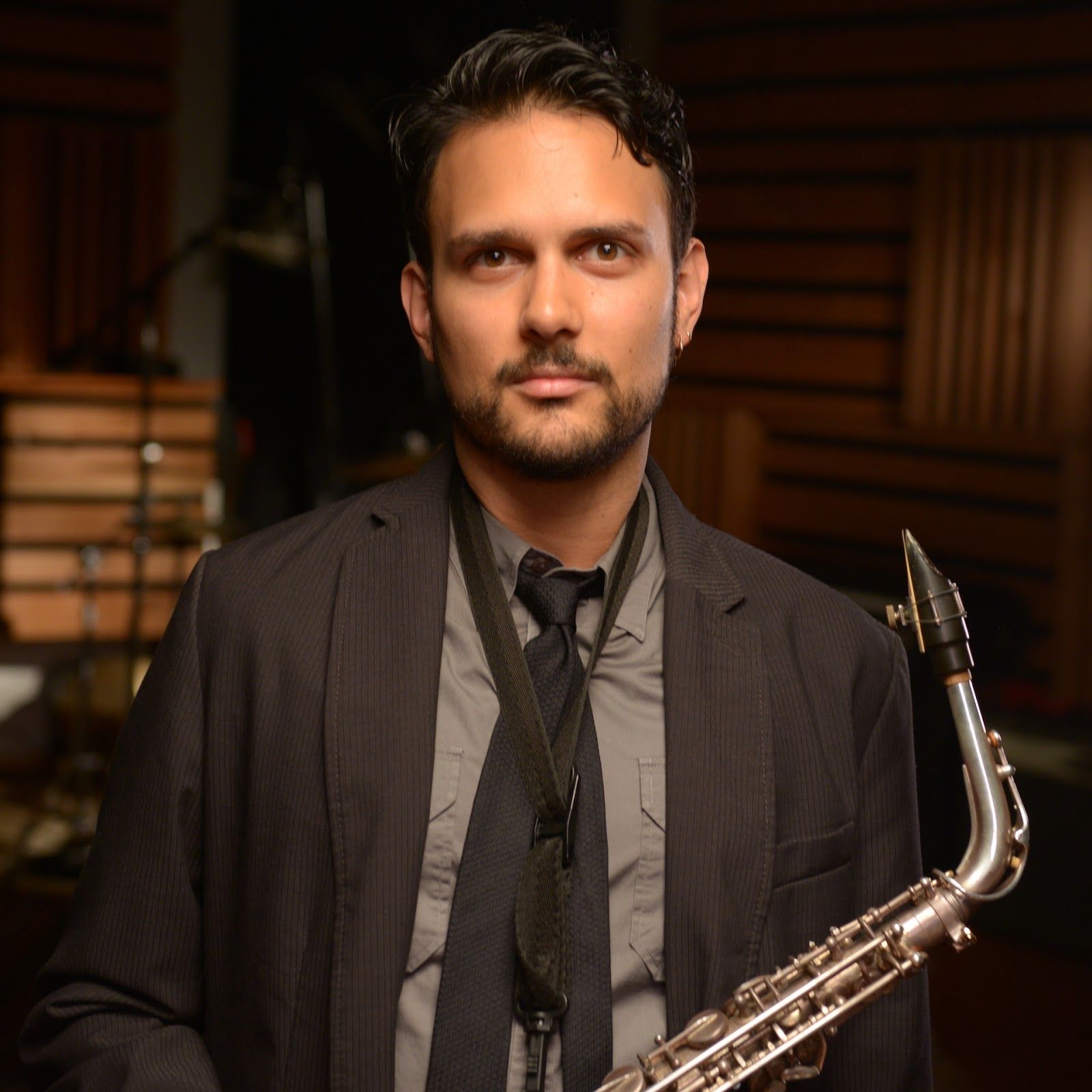 Aakash Mittal with Saxophone